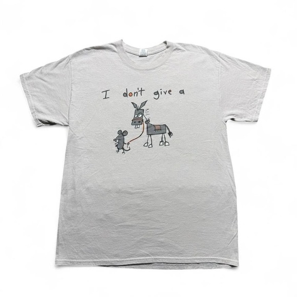 American Vintage Other - Funny I Don't Give a Rat's Ass Graphic Tee